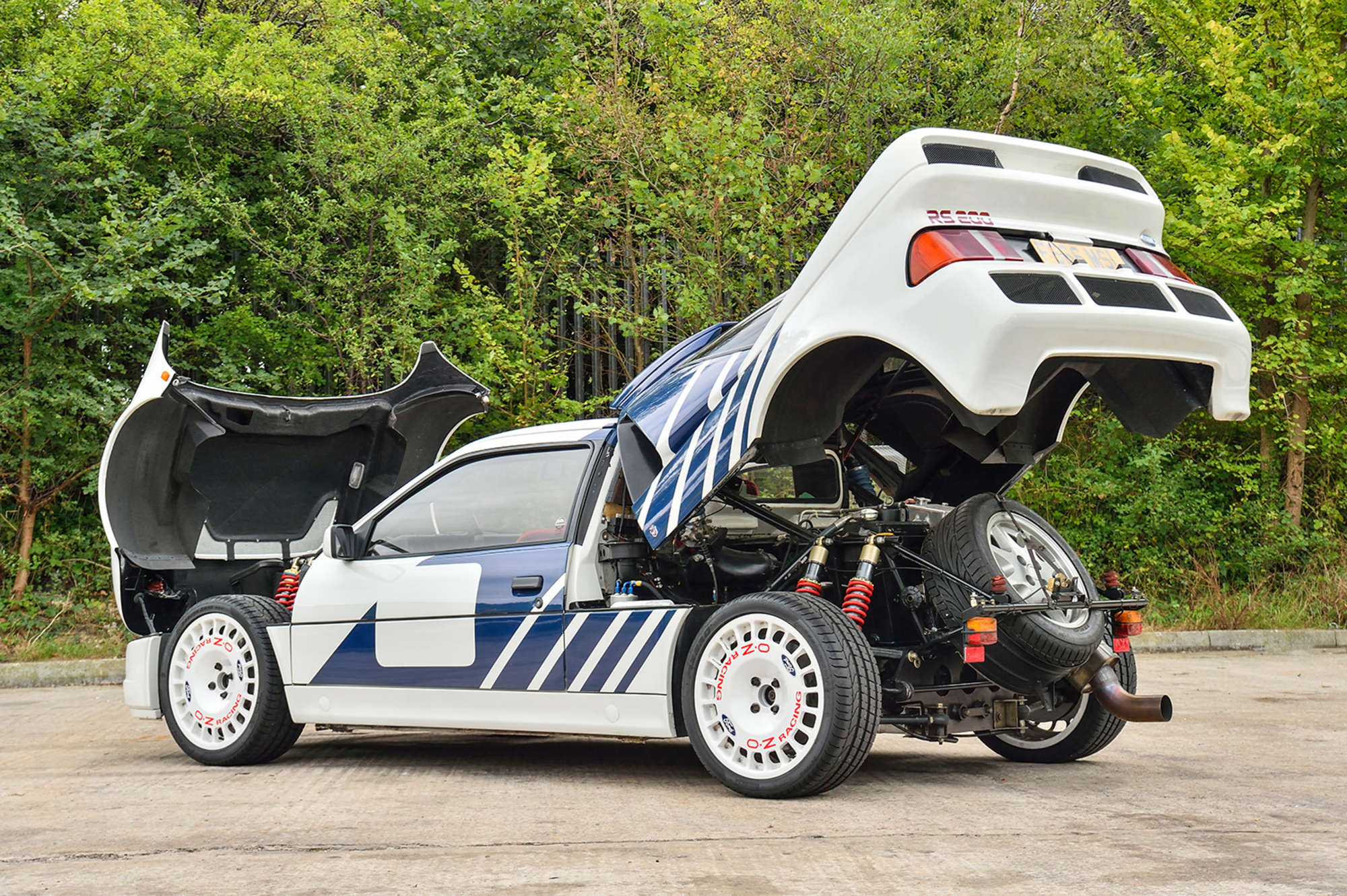 Golden Group B Era Ford RS200 For Sale With Silverstone Auctions