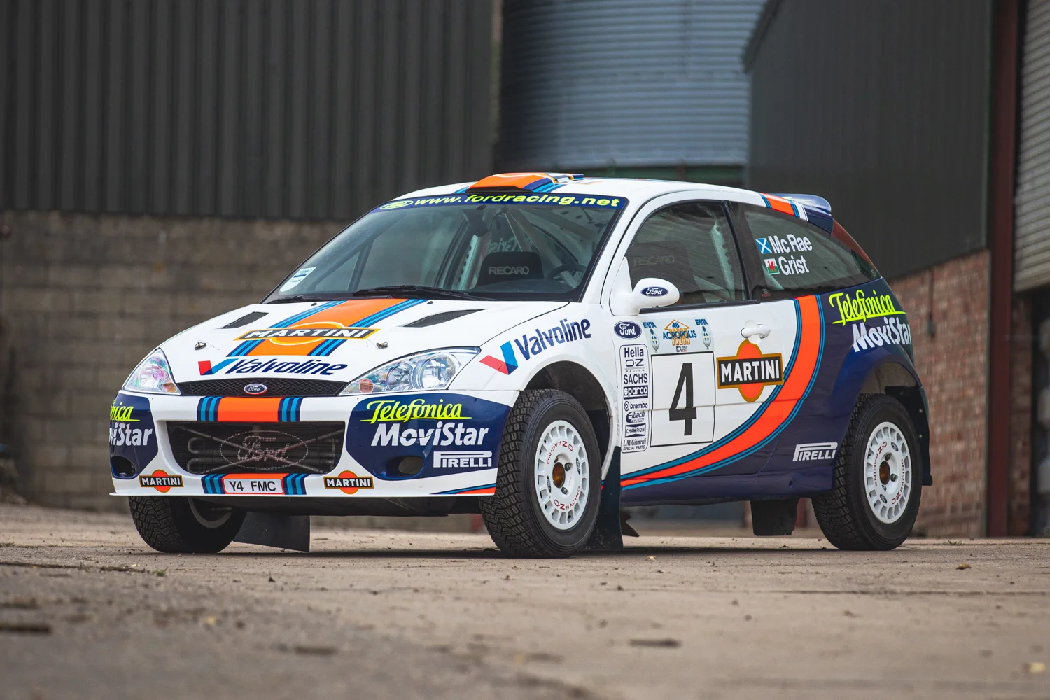 2001 Ford Focus WRC. Ex-Colin McRae